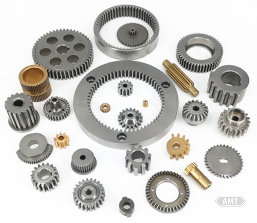 8-27 shows a typical combination of powder metallurgy gears used in the gearbox.png